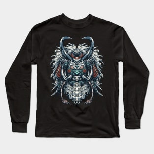 Samurai Kabuki Long Sleeve T-Shirt